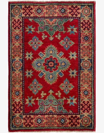 2' 2 x 3' 2 Hand Knotted Kazak Rug