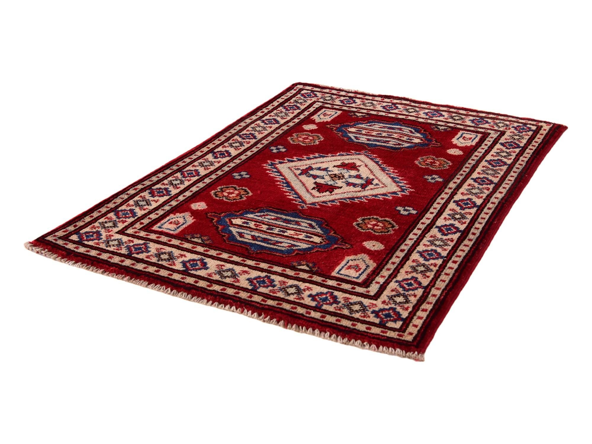 2' x 3' Hand Knotted Kazak Rug