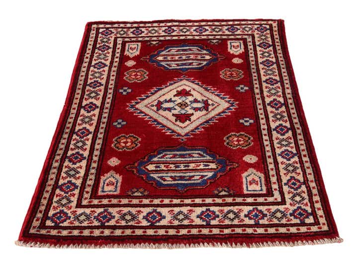2' x 3' Hand Knotted Kazak Rug