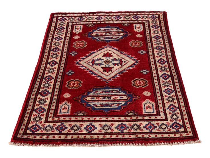 Detail image of 2' x 3' Hand Knotted Kazak Rug