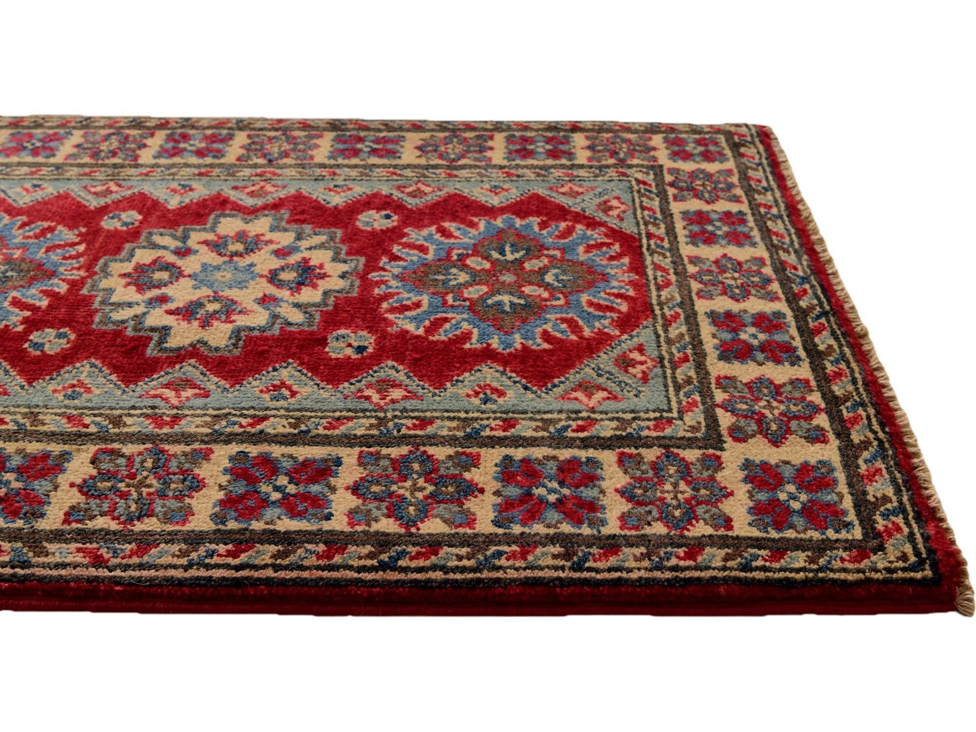2' x 2' 11 Hand Knotted Kazak Rug