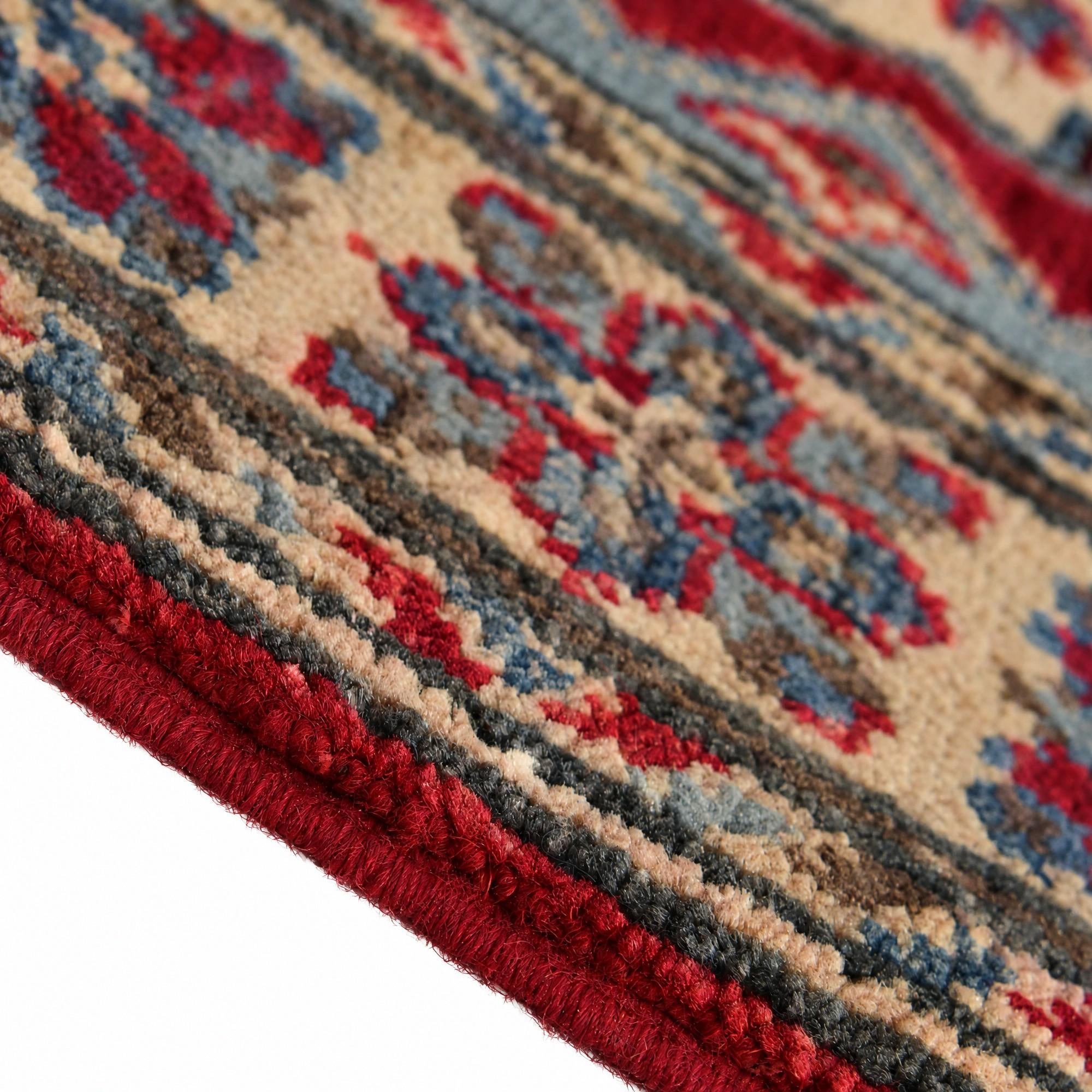Detail image 8 of 12: 2' x 2' 11 Hand Knotted Kazak Rug