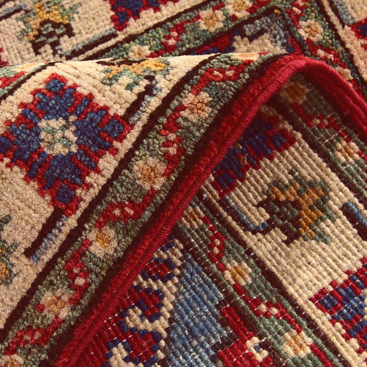 Detail image of 2' x 2' 11 Hand Knotted Kazak Rug