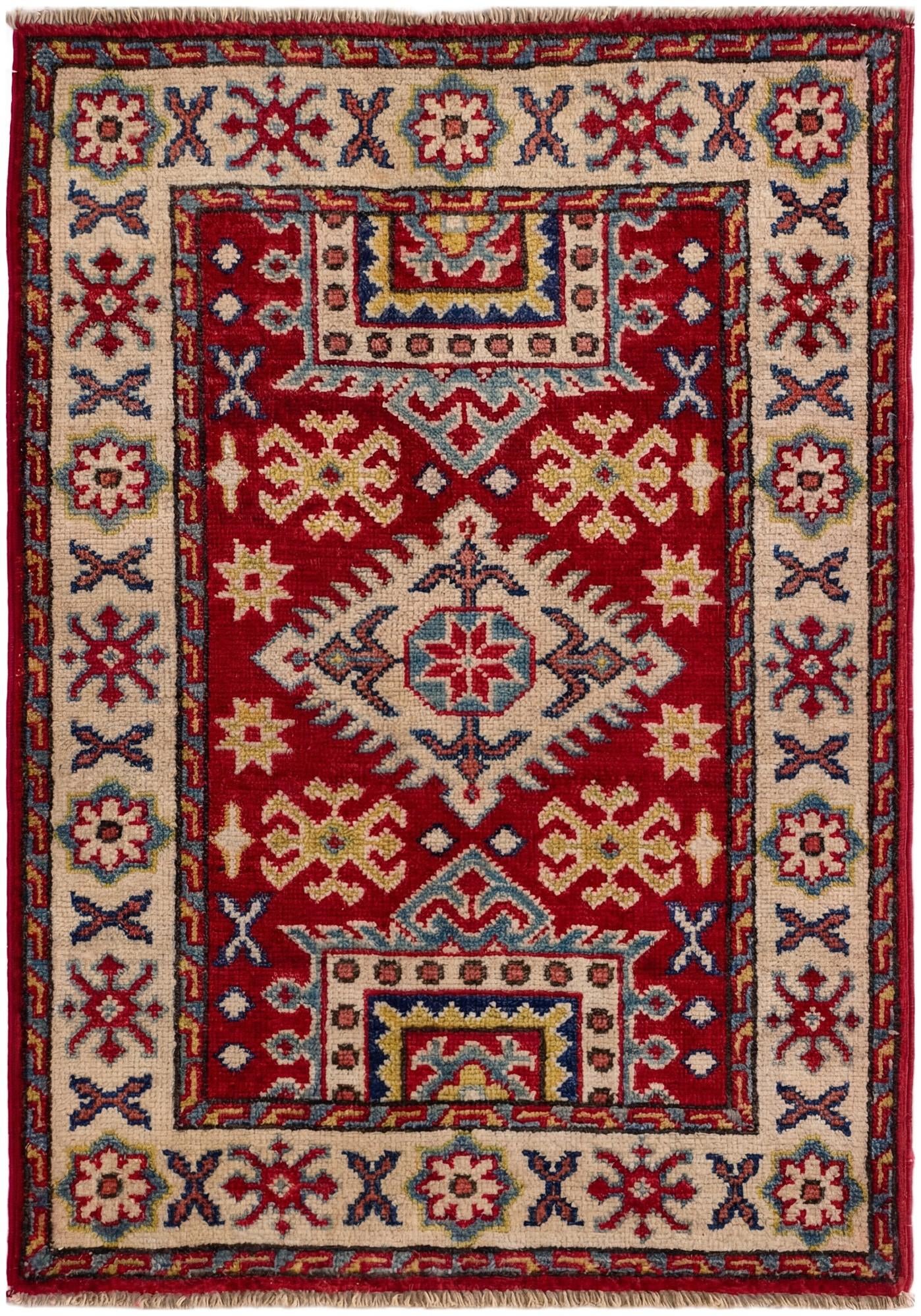 2' 1 x 2' 11 Hand Knotted Kazak Rug
