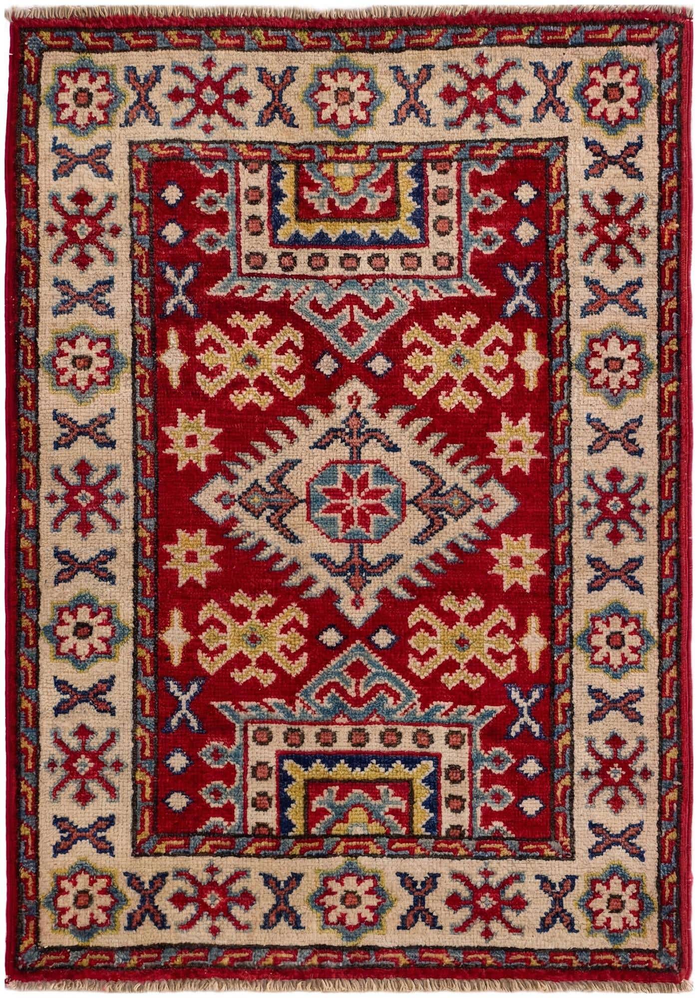 2' 1 x 2' 11 Hand Knotted Kazak Rug