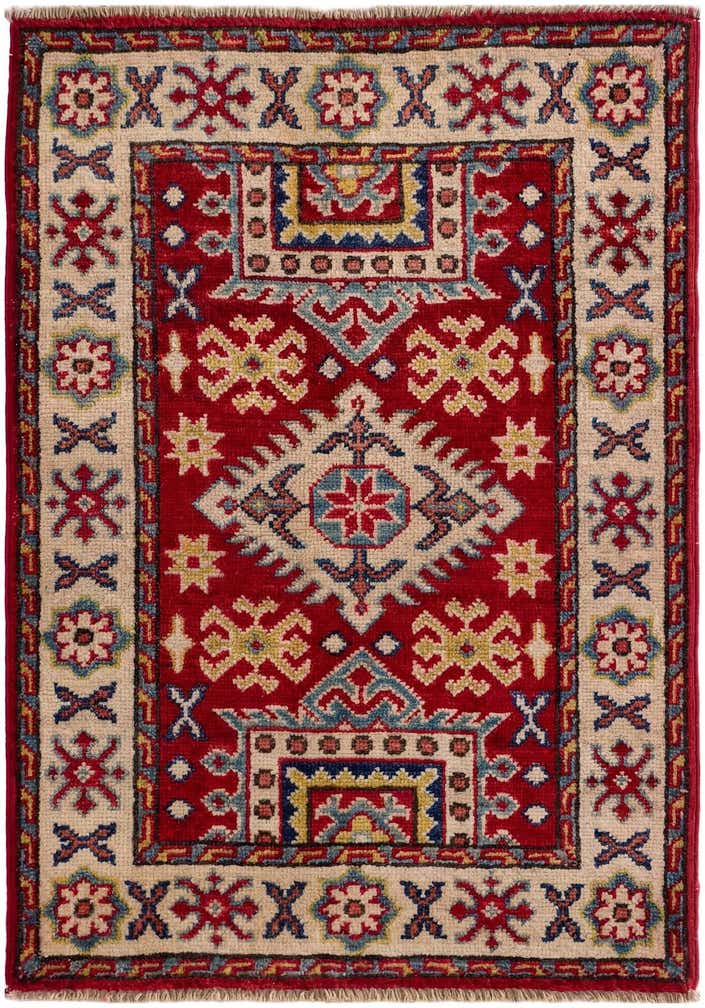 2' 1 x 2' 11 Hand Knotted Kazak Rug