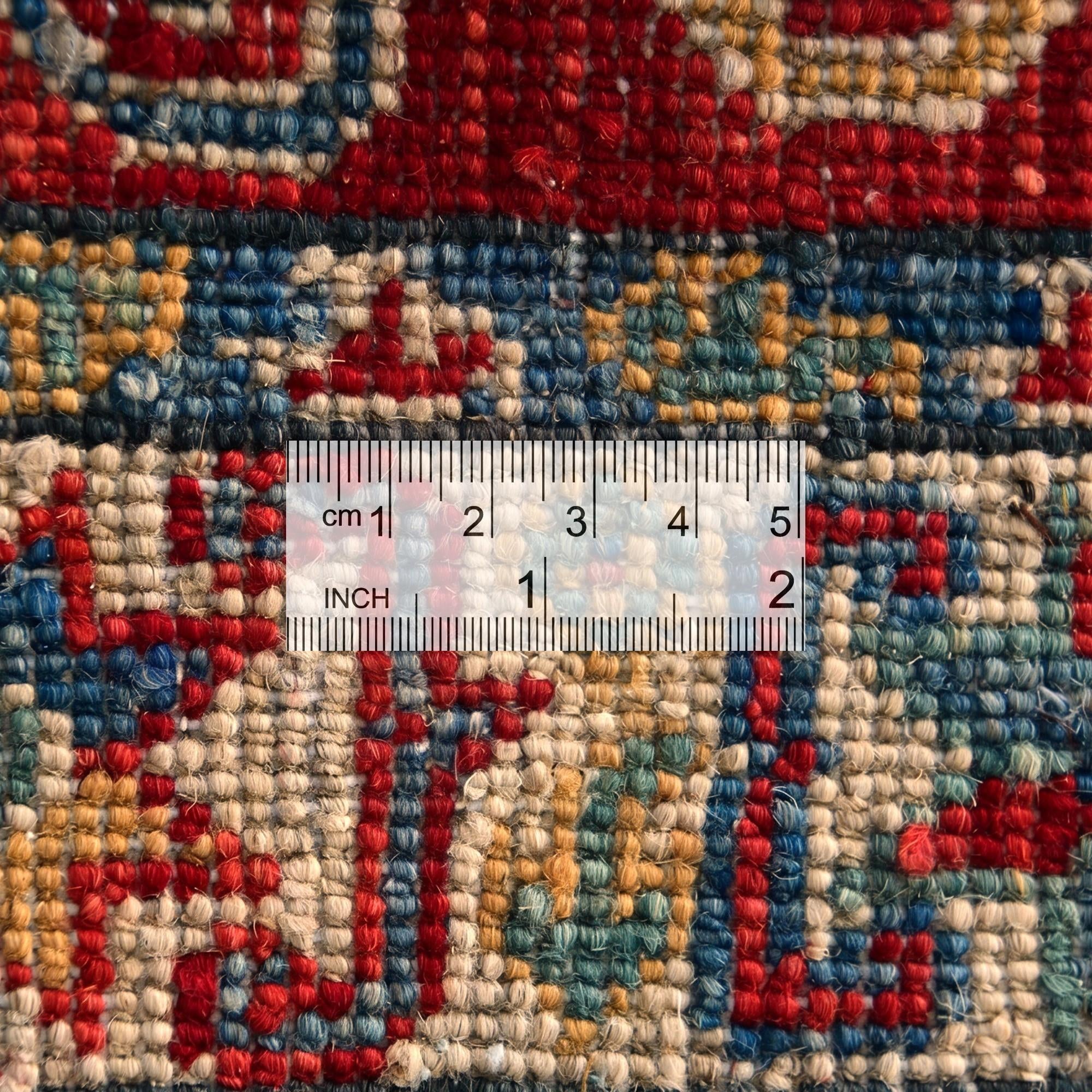 2' 1 x 2' 11 Hand Knotted Kazak Rug