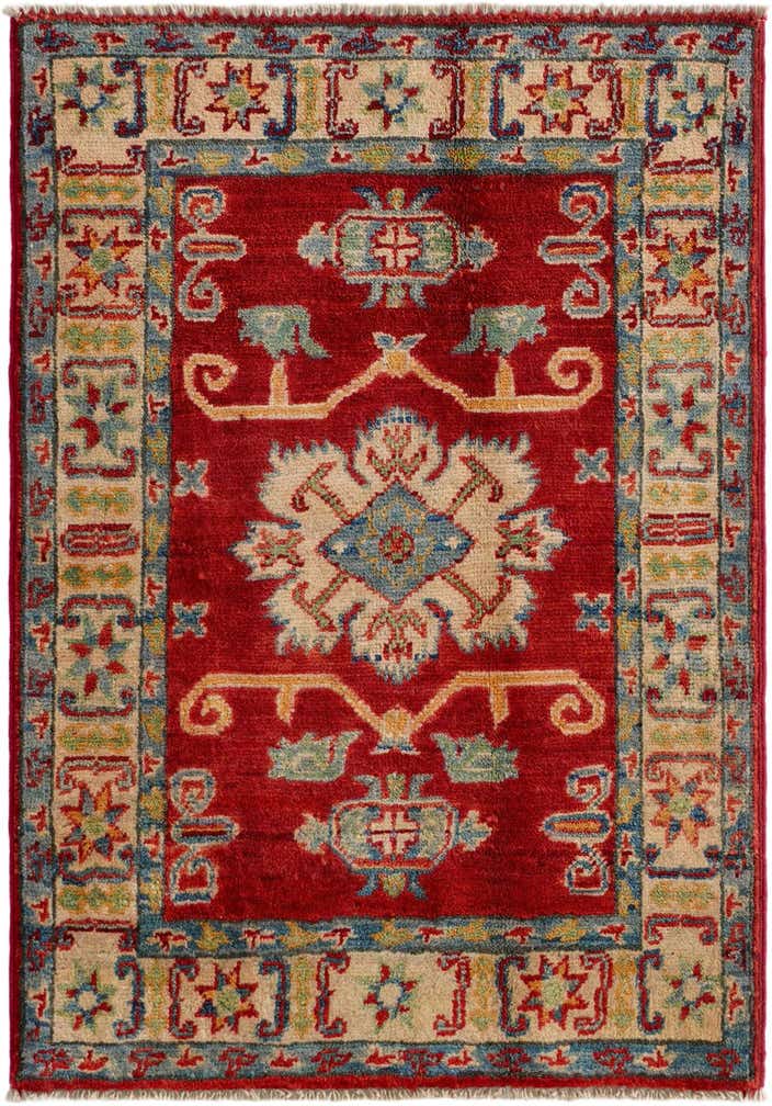 2' 1 x 2' 11 Hand Knotted Kazak Rug