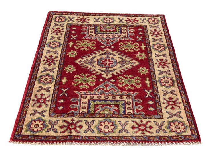 Detail image of 2' x 2' 9 Hand Knotted Kazak Rug