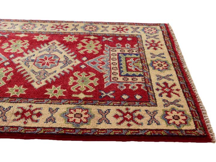 2' x 2' 9 Hand Knotted Kazak Rug