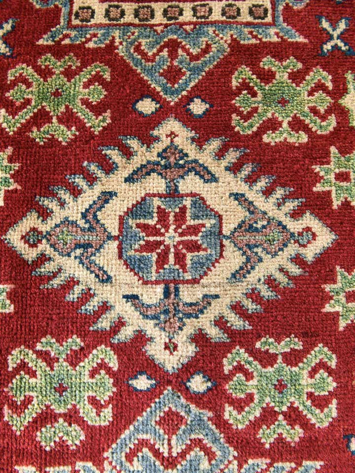 2' x 2' 9 Hand Knotted Kazak Rug