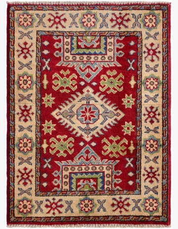 2' x 2' 9 Hand Knotted Kazak Rug