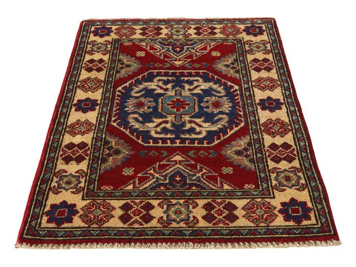 2' 1 x 3' Hand Knotted Kazak Rug