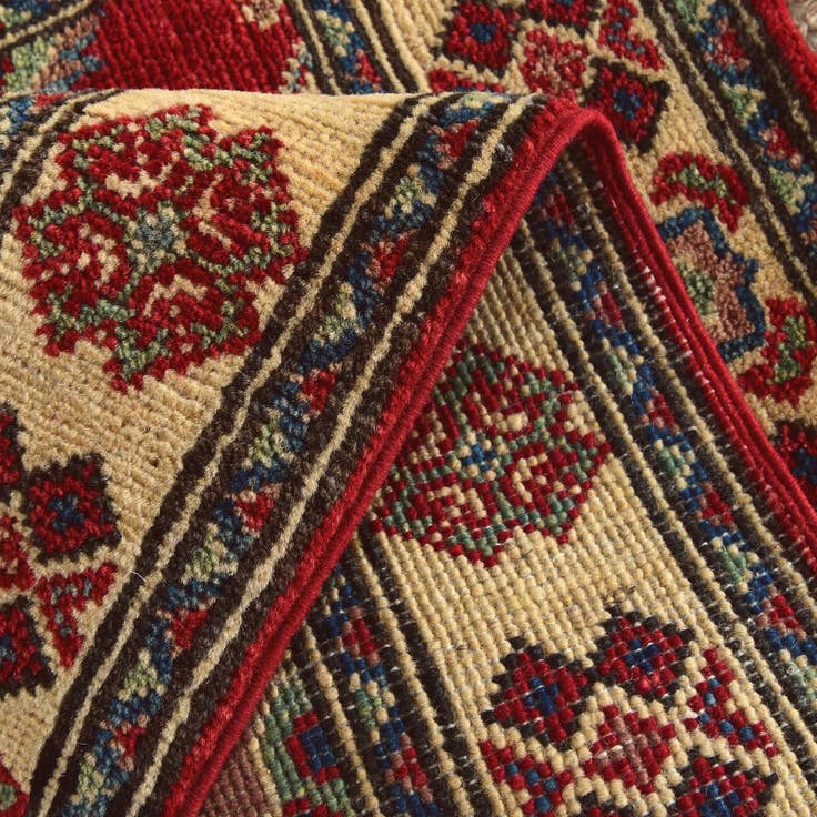 Detail image of 2' 1 x 3' Hand Knotted Kazak Rug