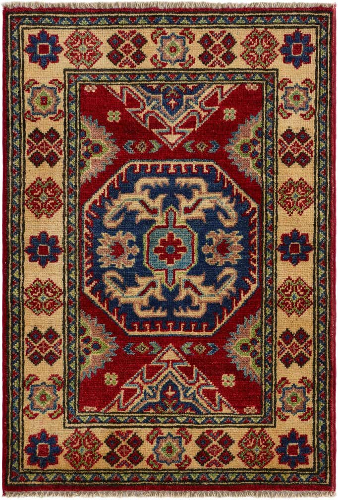 2' 1 x 3' Hand Knotted Kazak Rug