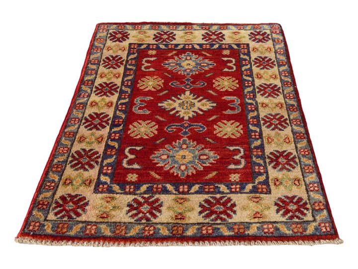 2' 1 x 3' Hand Knotted Kazak Rug