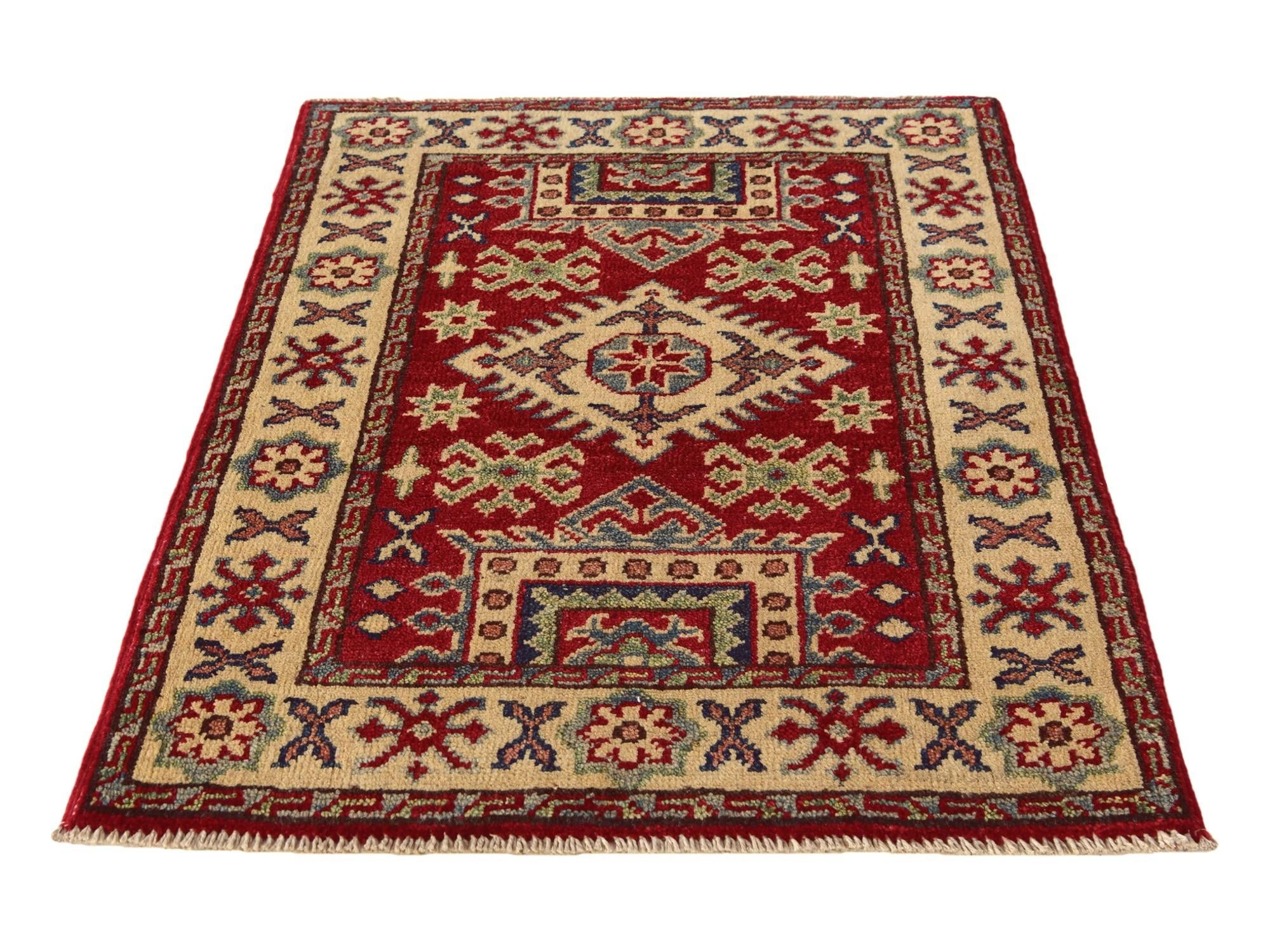 2' 1 x 2' 10 Hand Knotted Kazak Rug