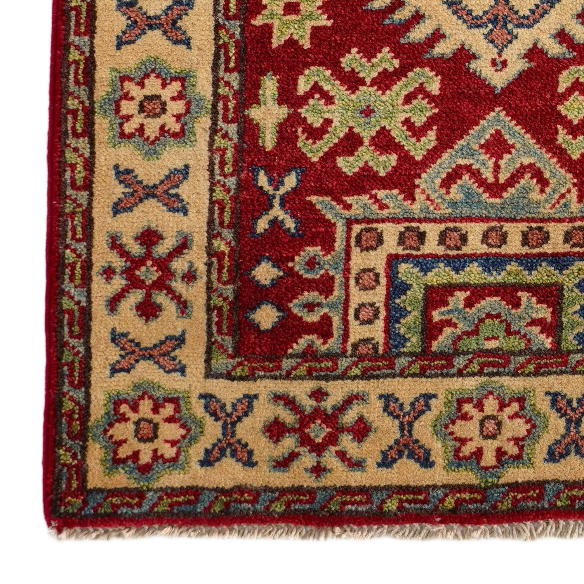 2' 1 x 2' 10 Hand Knotted Kazak Rug