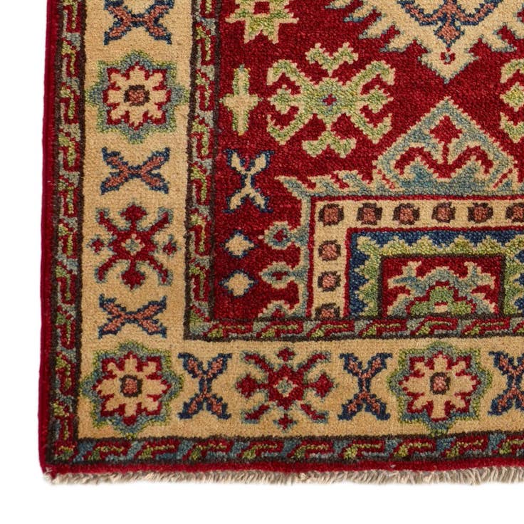 Detail image of 2' 1 x 2' 10 Hand Knotted Kazak Rug