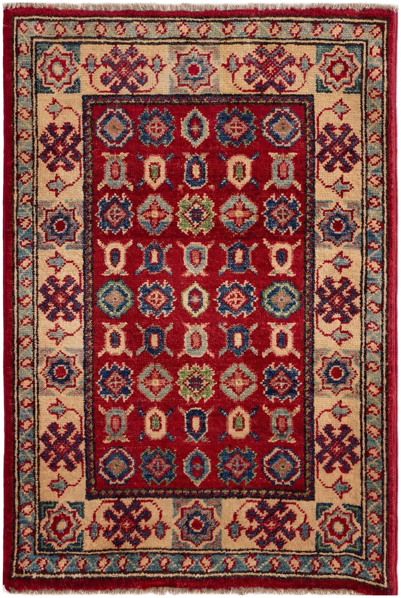 2' 1 x 3' 1 Hand Knotted Kazak Rug