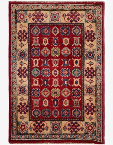 2' 1 x 3' 1 Hand Knotted Kazak Rug