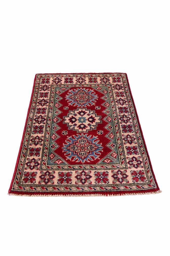 2' x 3' Hand Knotted Kazak Rug