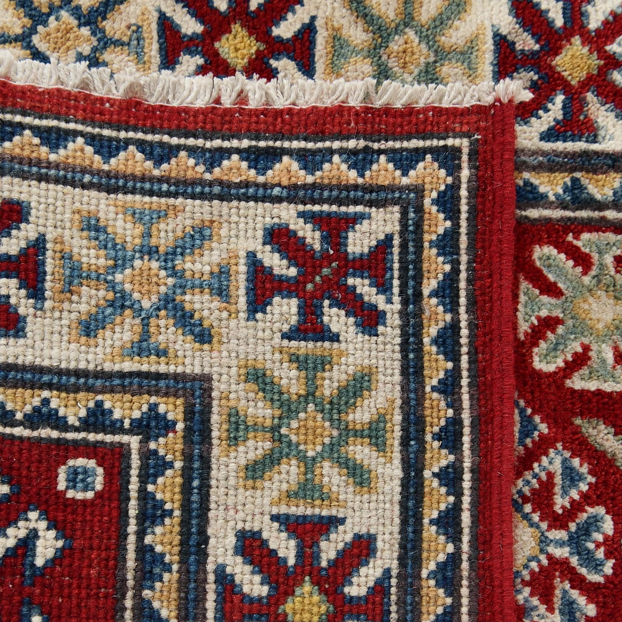 Detail image 12 of 12: 2' 1 x 3' 1 Hand Knotted Kazak Rug