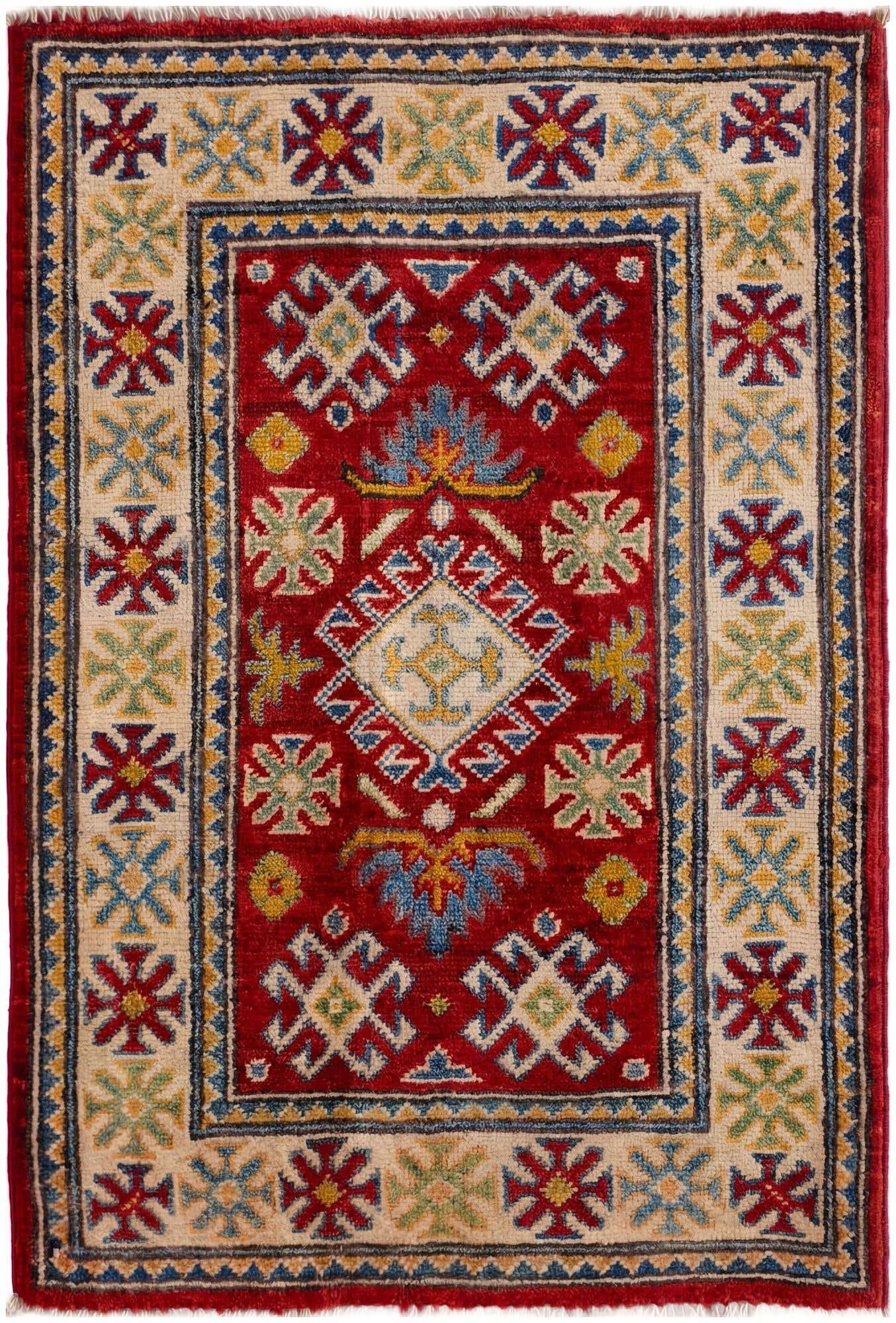 2' 1 x 3' 1 Hand Knotted Kazak Rug