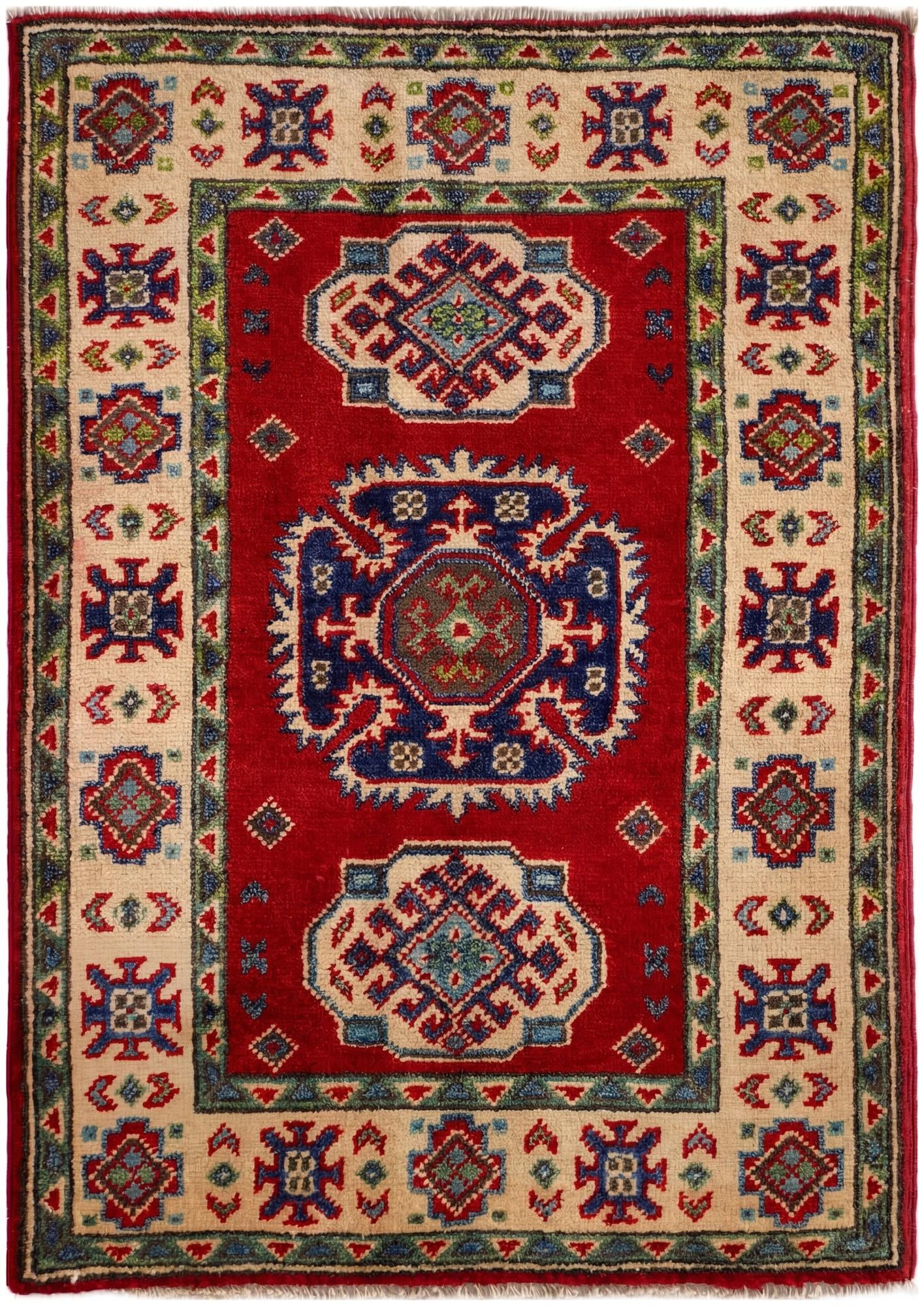 2' 2 x 3' 1 Hand Knotted Kazak Rug