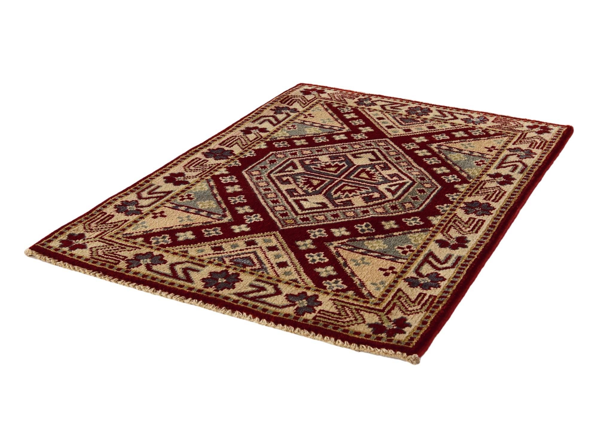 2' 1 x 3' Hand Knotted Kazak Rug