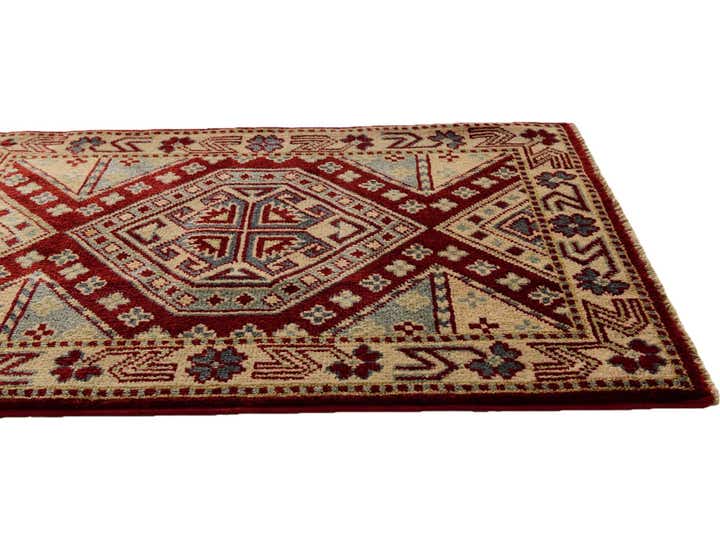 2' 1 x 3' Hand Knotted Kazak Rug