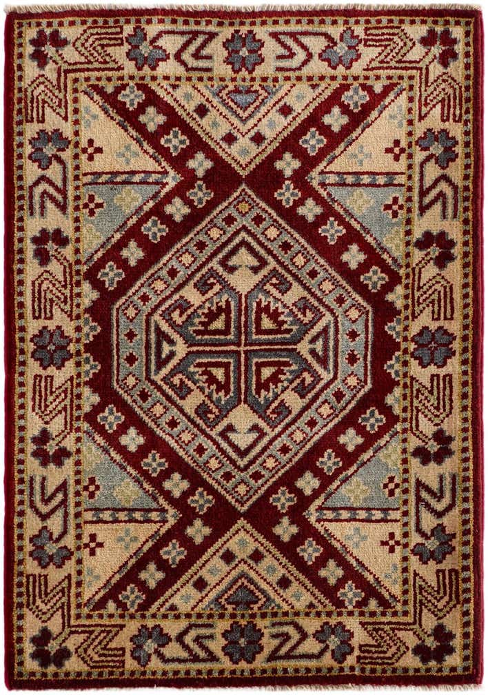2' 1 x 3' Hand Knotted Kazak Rug