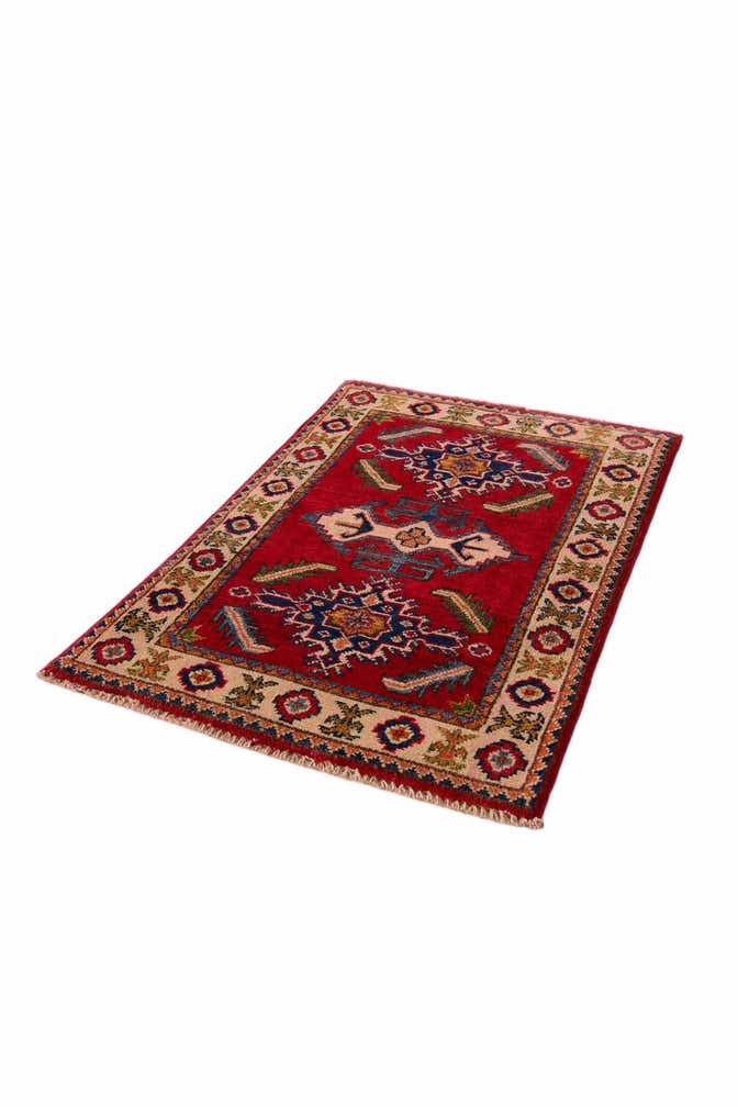 2' x 3' Hand Knotted Kazak Rug