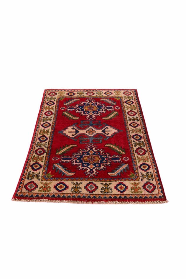 Detail image of 2' x 3' Hand Knotted Kazak Rug