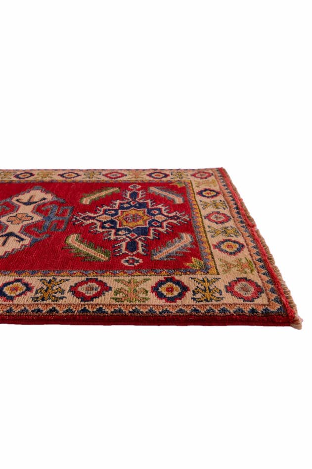 Detail image of 2' x 3' Hand Knotted Kazak Rug
