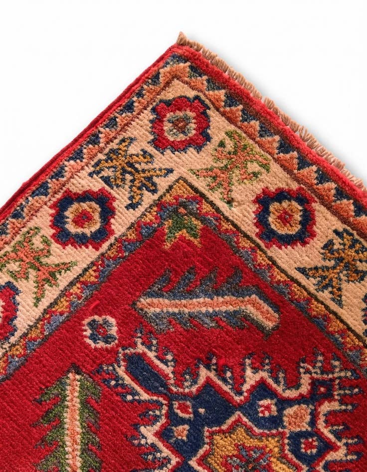 Detail image of 2' x 3' Hand Knotted Kazak Rug