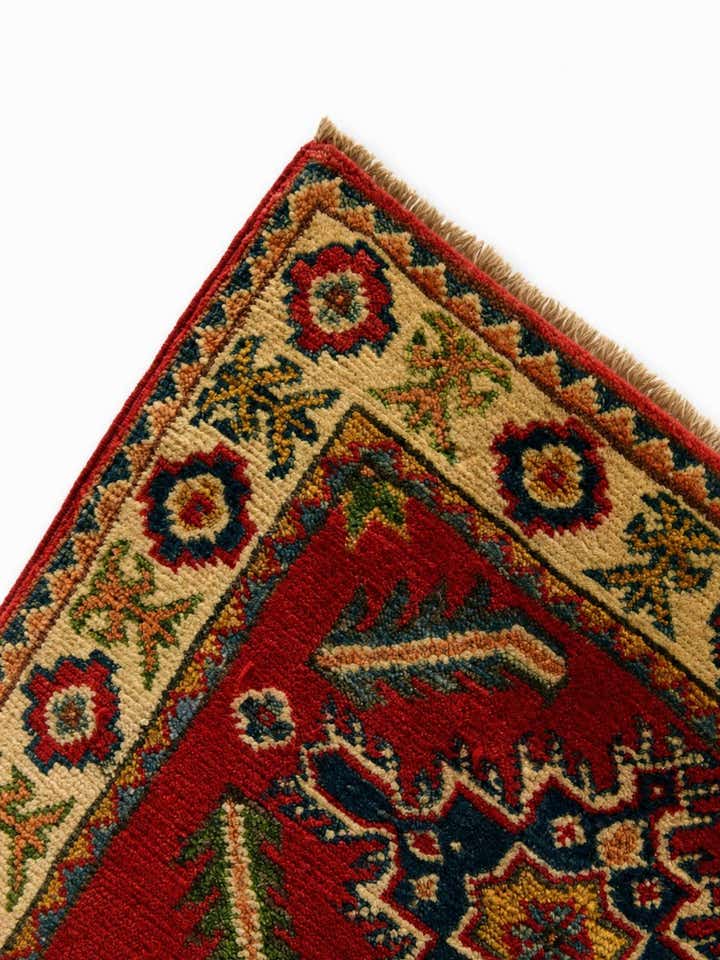 2' x 3' Hand Knotted Kazak Rug