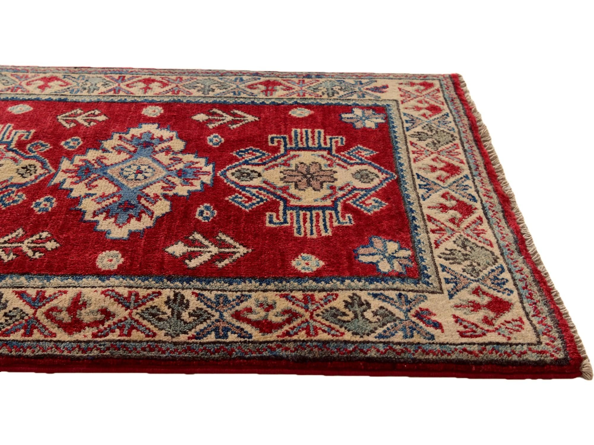 2' 1 x 2' 10 Hand Knotted Kazak Rug