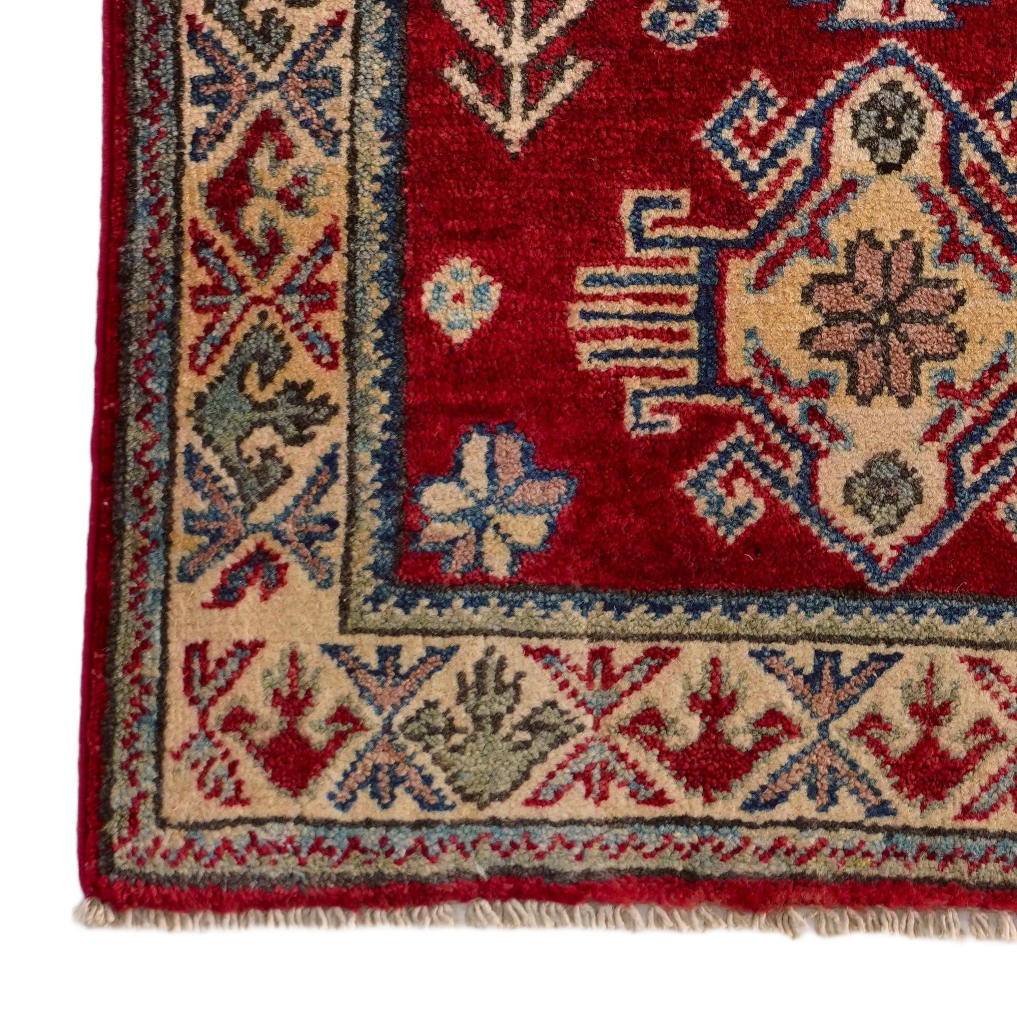 2' 1 x 2' 10 Hand Knotted Kazak Rug