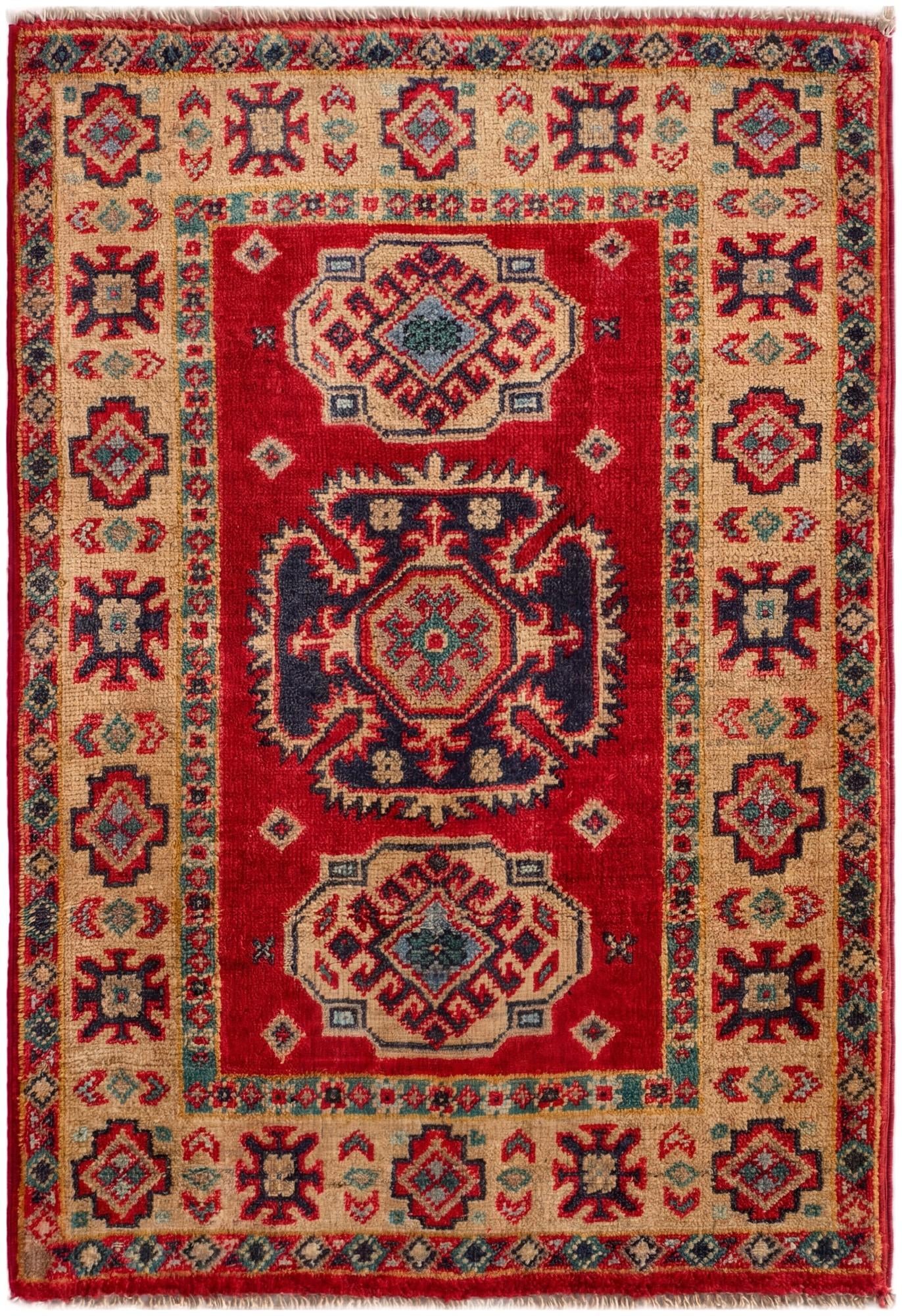 2' 1 x 3' 1 Hand Knotted Kazak Rug