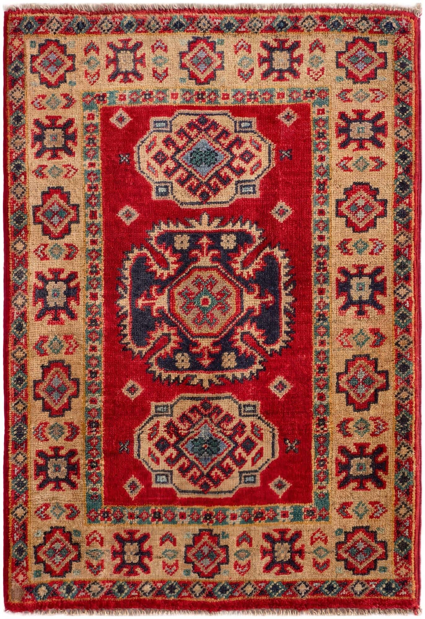 2' 1 x 3' 1 Hand Knotted Kazak Rug