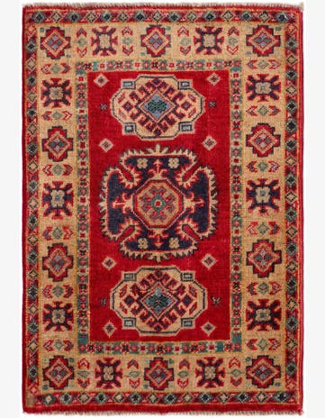 2' 1 x 3' 1 Hand Knotted Kazak Rug