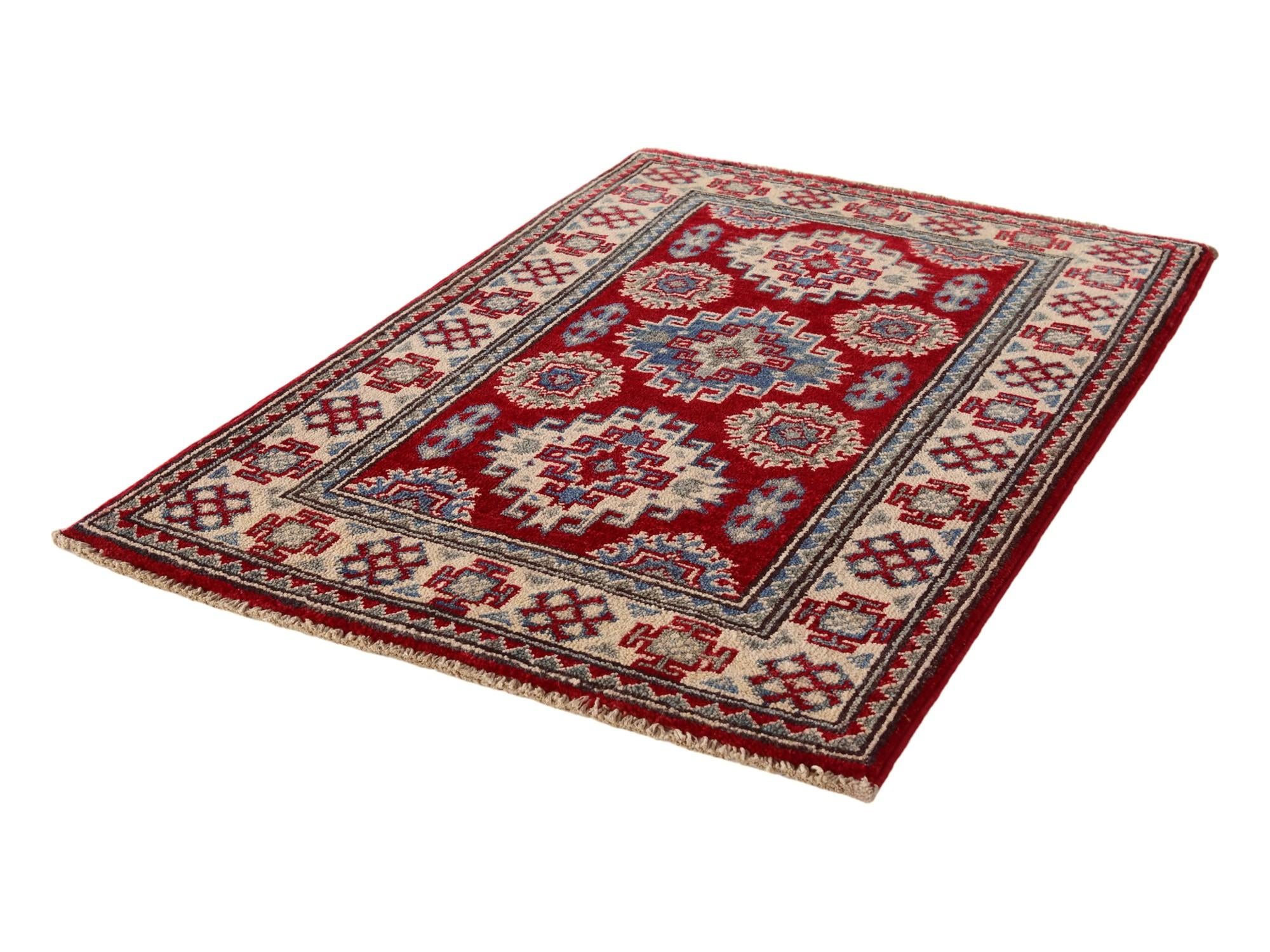 2' 1 x 3' Hand Knotted Kazak Rug