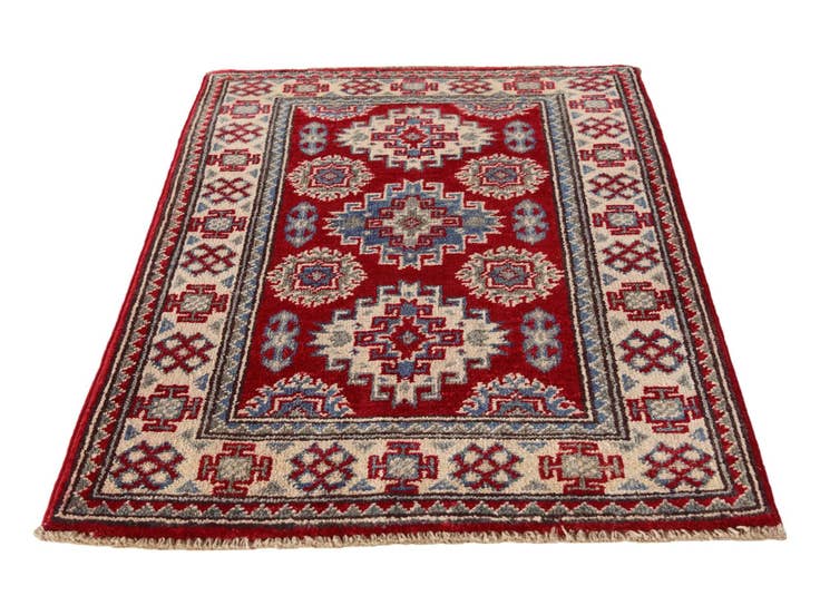 Detail image of 2' 1 x 3' Hand Knotted Kazak Rug