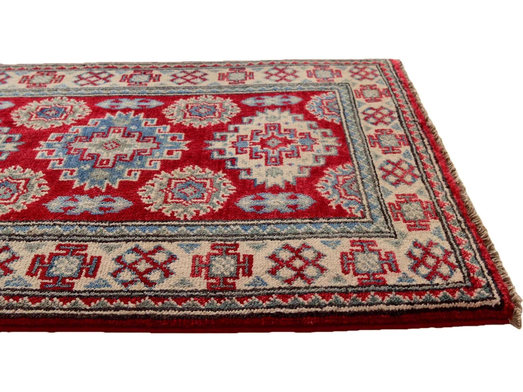 2' 1 x 3' Hand Knotted Kazak Rug