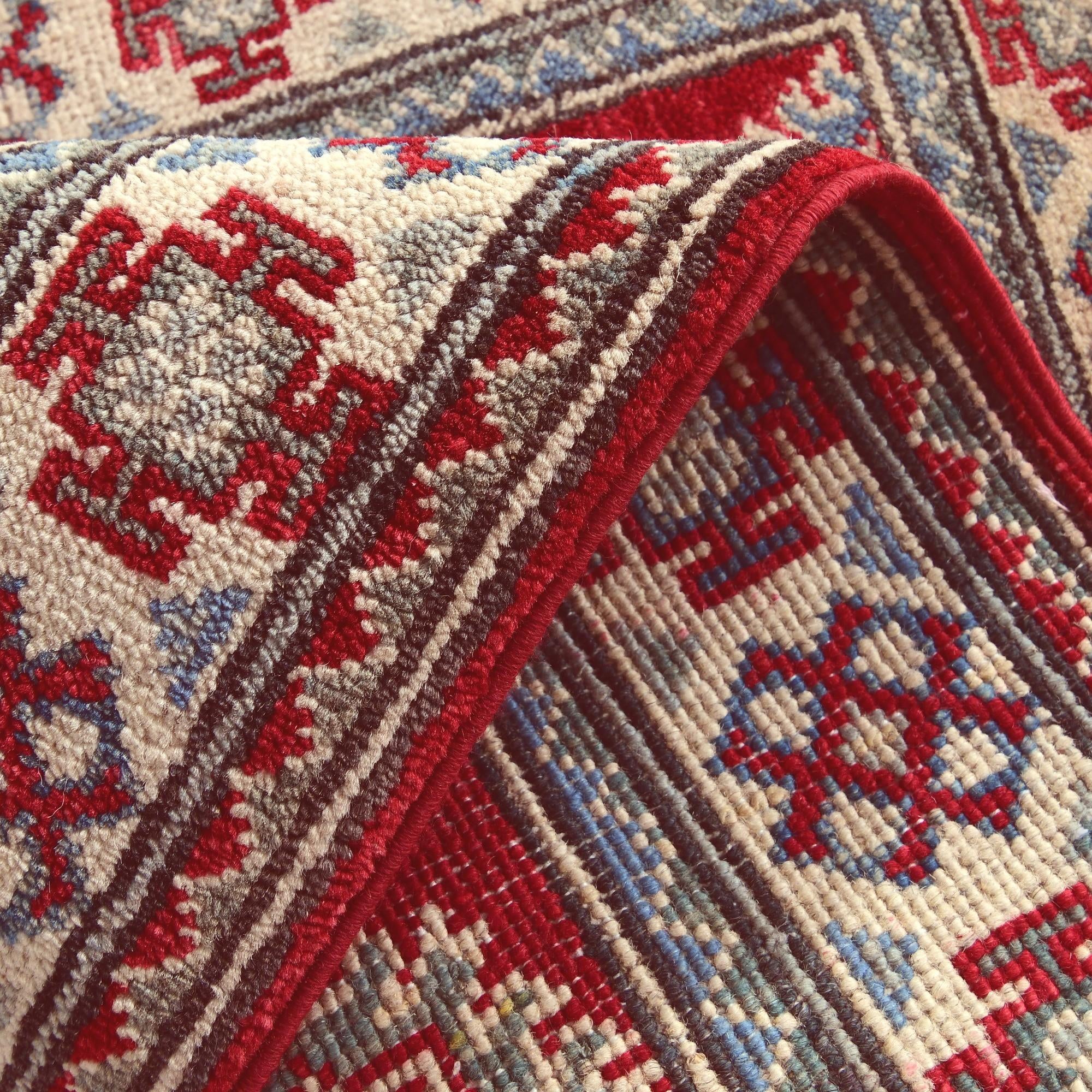 2' 1 x 3' Hand Knotted Kazak Rug