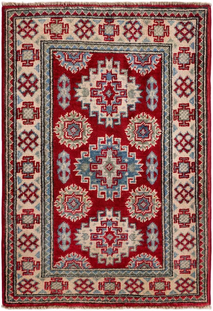 2' 1 x 3' Hand Knotted Kazak Rug