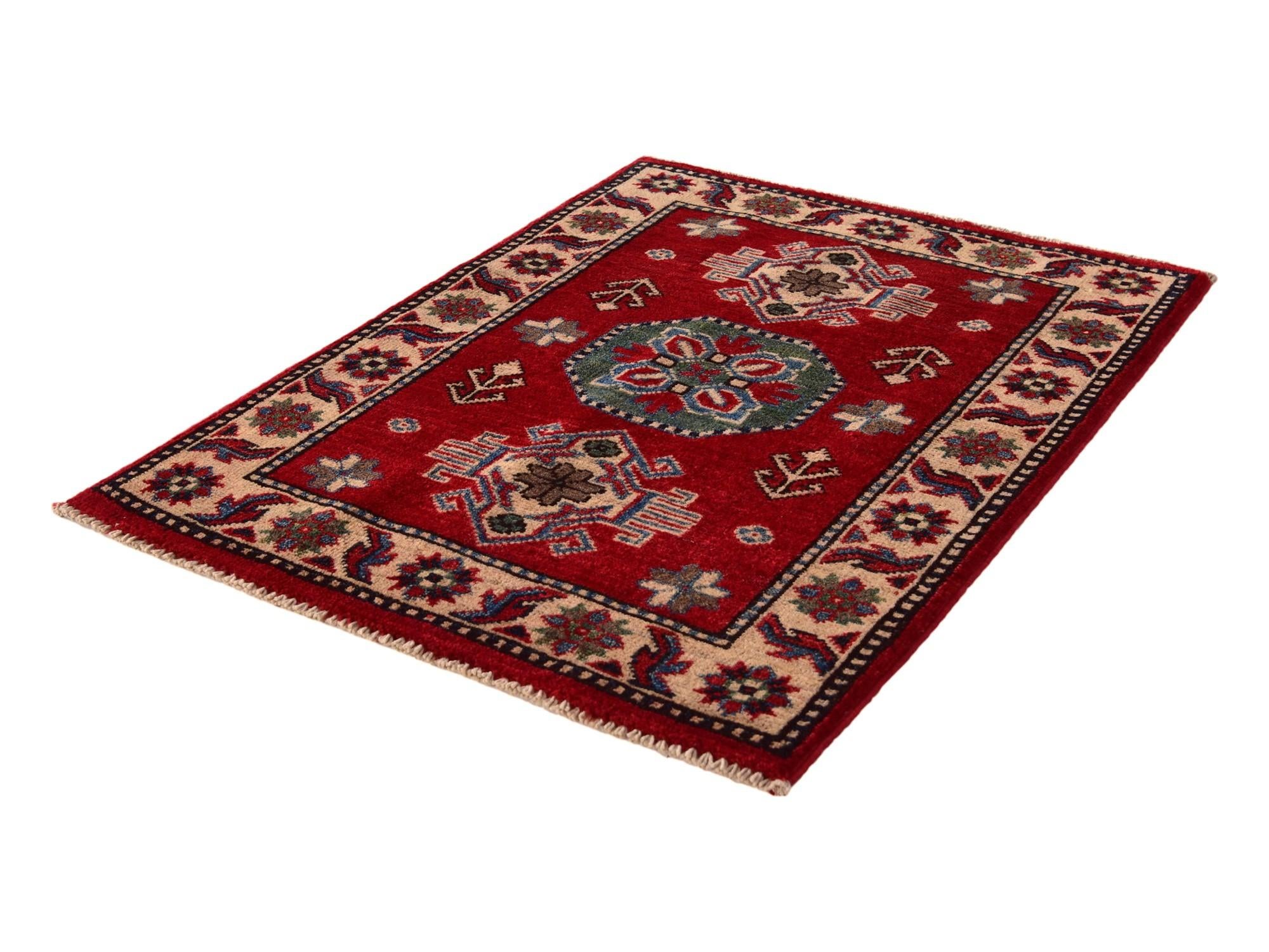 2' 1 x 2' 11 Hand Knotted Kazak Rug