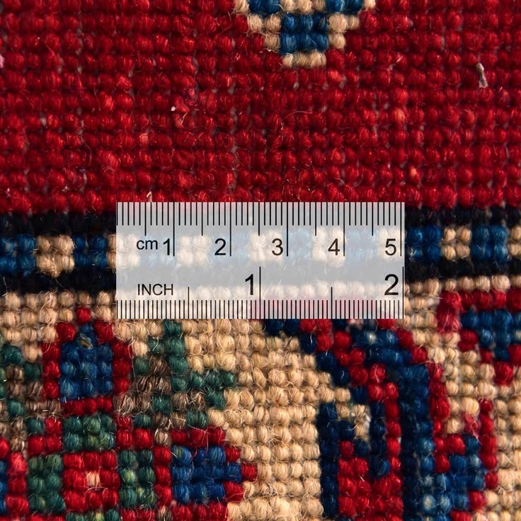 Detail image of 2' 1 x 2' 11 Hand Knotted Kazak Rug