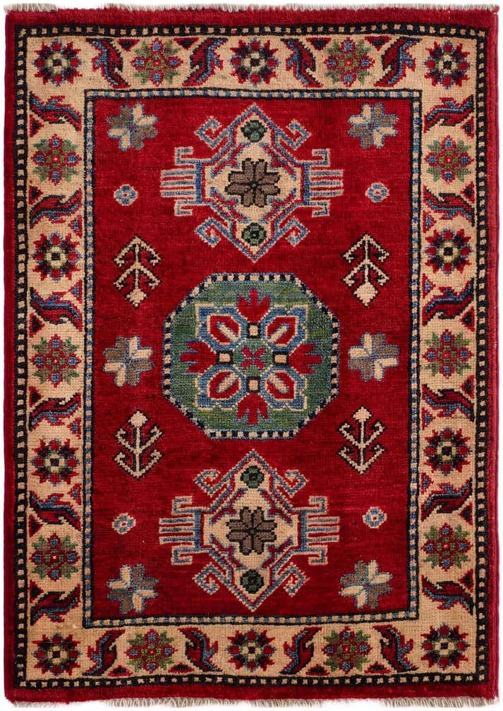 2' 1 x 2' 11 Hand Knotted Kazak Rug